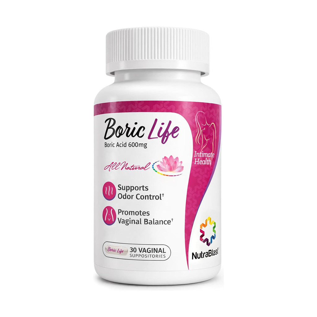 Boric Life 600mg 30 vaginal suppositories