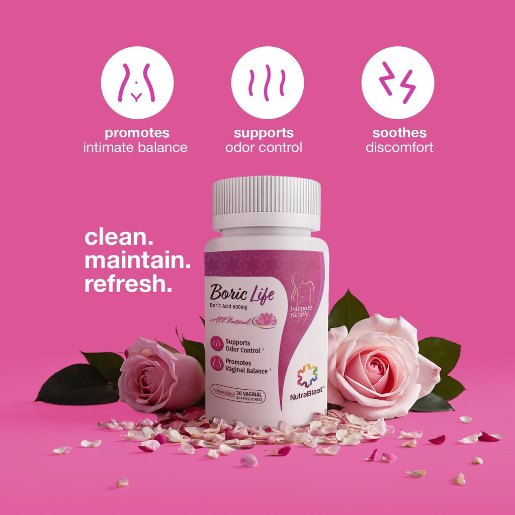Boric Life intimate balance promotional graphic
