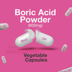 Boric acid 600mg vegetable capsule illustration