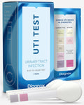 Diagnox UTI Test Strips box with three individually wrapped tests